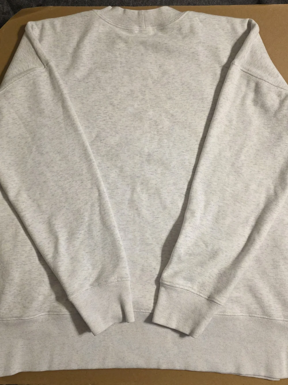 Kirkland Signature Light Heather Gray Crewneck Sweater